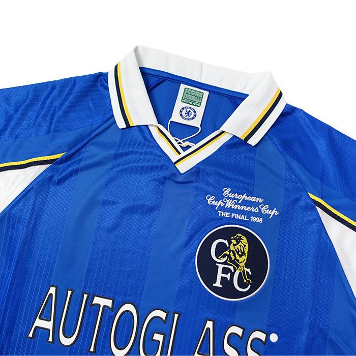 ●チェルシー 1998 ホーム 半袖 レトロ ユニフォーム UEFAカップウィナーズカップ FINAL (復刻モデル)【SCORE DRAW/スコアドロー】(CHEL98HECWCPYSS)の画像