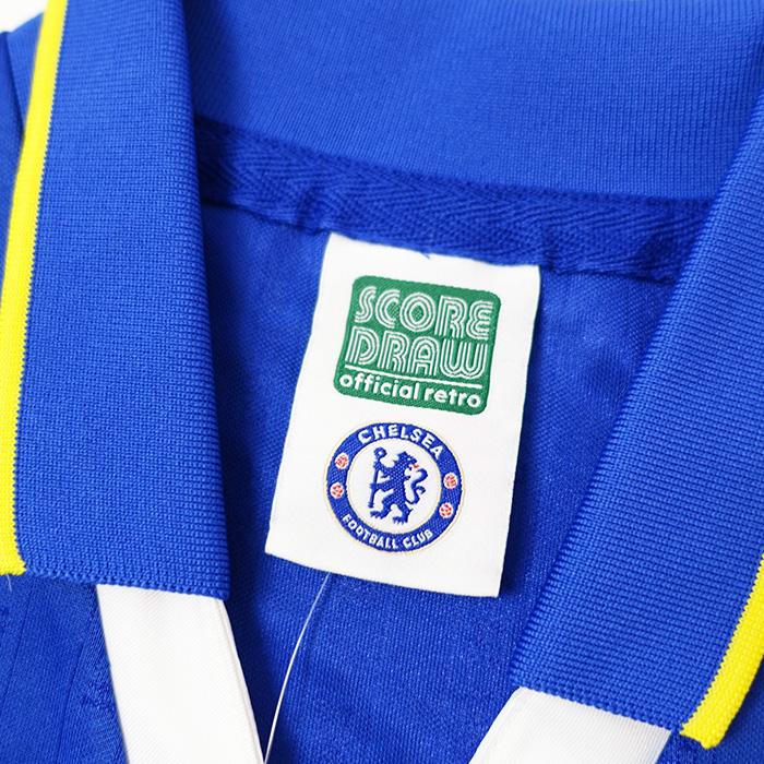 ●チェルシー 1997 ホーム 半袖 レトロ ユニフォーム FAカップ FINAL (復刻モデル)【SCORE DRAW/スコアドロー】(CHEL97HFACFPYSS) |  | 04