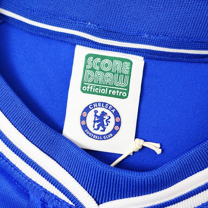 ●チェルシー 99-01 ホーム 半袖 レトロ ユニフォーム (復刻モデル)【SCORE DRAW/スコアドロー】(CHEL00HPYSS) |  | 04