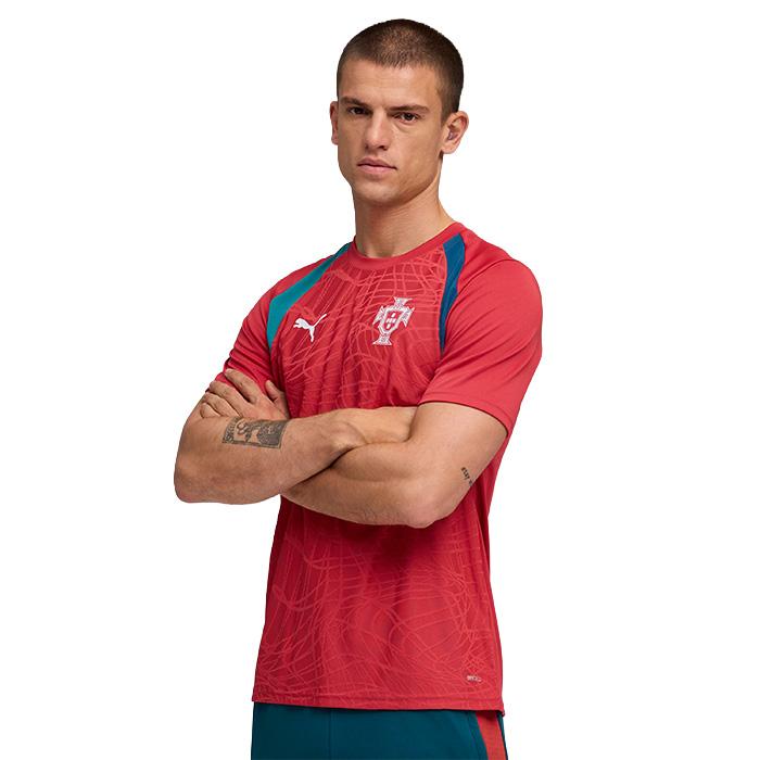 ポルトガル代表 2026 トレーニングシャツ 半袖＆ショーツ 上下セット(レッド×ネイビー)【PUMA/プーマ】(784767-16&784777-15) | PUMA | 02