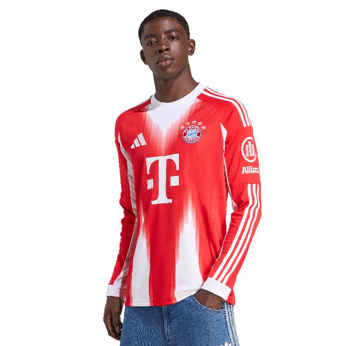 ●バイエルンミュンヘン 25-26 ホーム 長袖 ユニフォーム No.42 カール+ブンデスリーガチャンピオンパッチ付き【adidas/アディダス】(JP3689/42K-CP) | adidas | 04