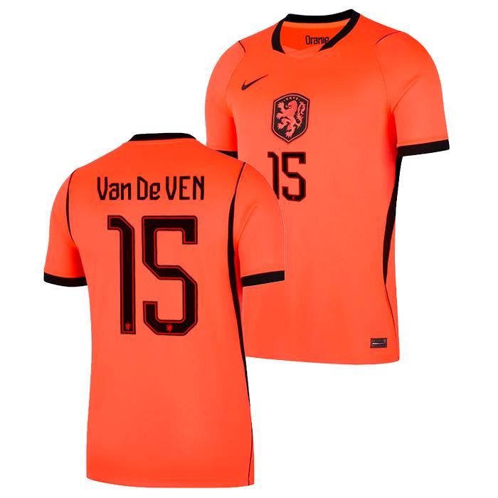 ●オランダ代表  2026 ホーム 半袖 ユニフォーム No.15 ファン・デ・フェン【NIKE/ナイキ】(IB5334-809/15V) | NIKE