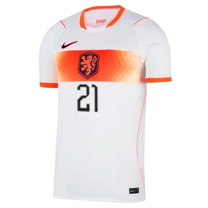 ●オランダ代表  2026 アウェイ 半袖 ユニフォーム No.21 フレンキー・デ・ヨング【NIKE/ナイキ】(IB5391-100/21F) | NIKE | 01