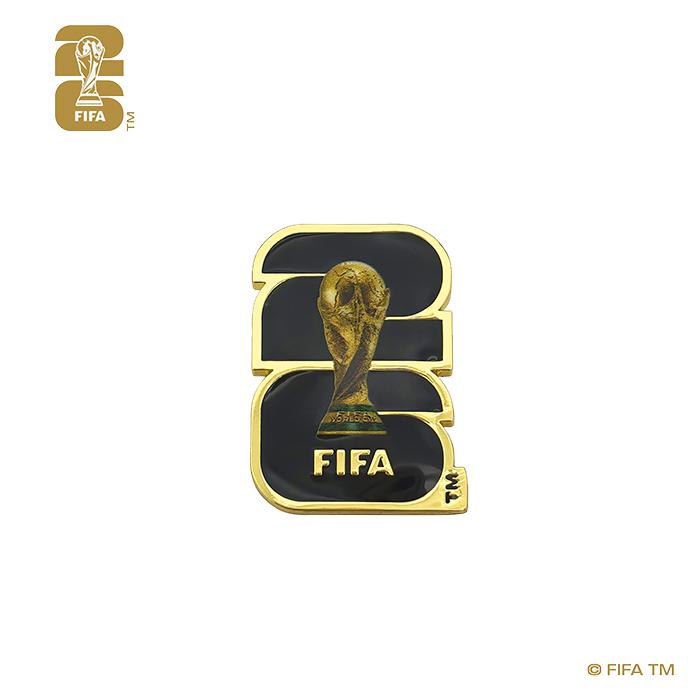サッカー ピンバッチ 2026 FIFAワールドカップ (W杯) 北中米大会 オフィシャル 2D