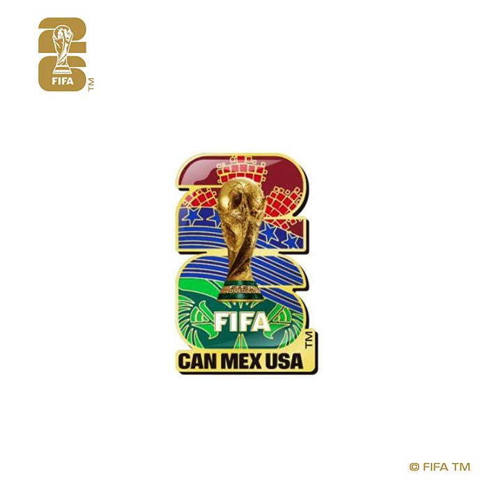 FIFAワールドカップ ブラジル 8K ドーモくん ピンバッジ 2026 FIFAワールドカップ (W杯) 北中米大会 オフィシャル 2D 開催国