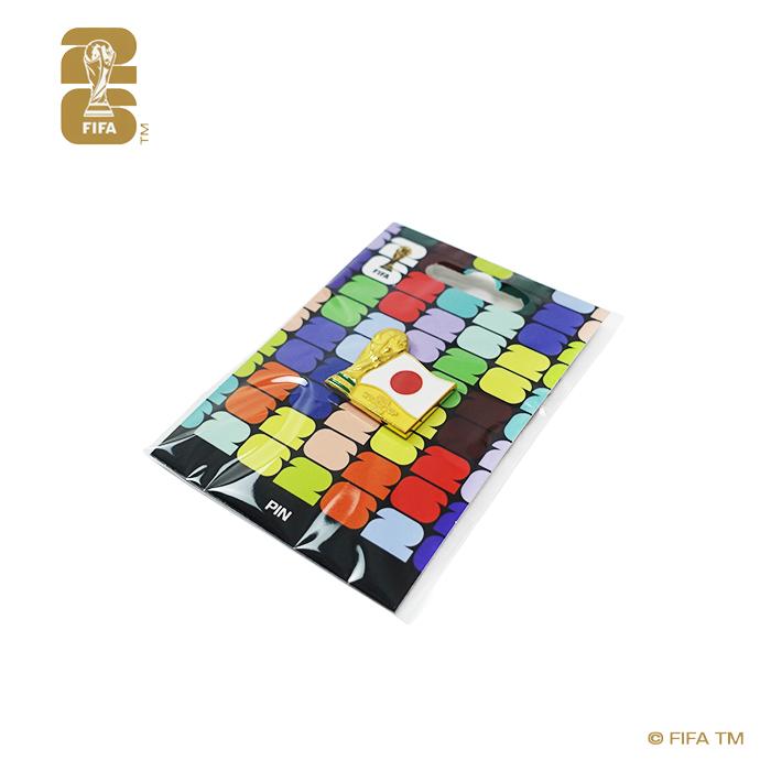 2026 FIFAワールドカップ (W杯) 北中米大会 オフィシャル ピンバッジ トロフィー 日本(F26-PN-0028-JP) |  | 01