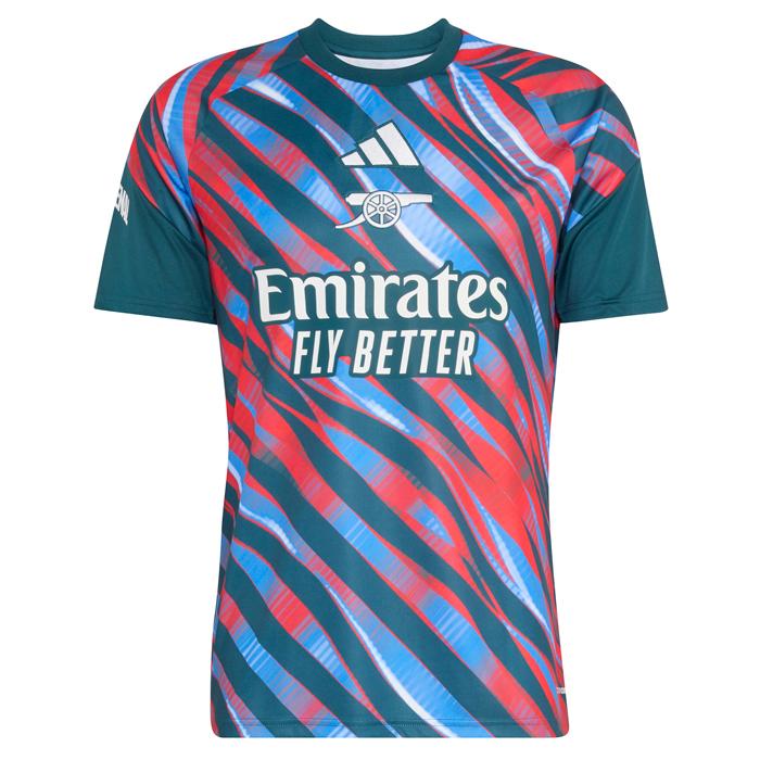 アーセナル 26-27 プレマッチシャツ 半袖(グリーン×ブルー)【adidas/アディダス】(KC0011) | adidas