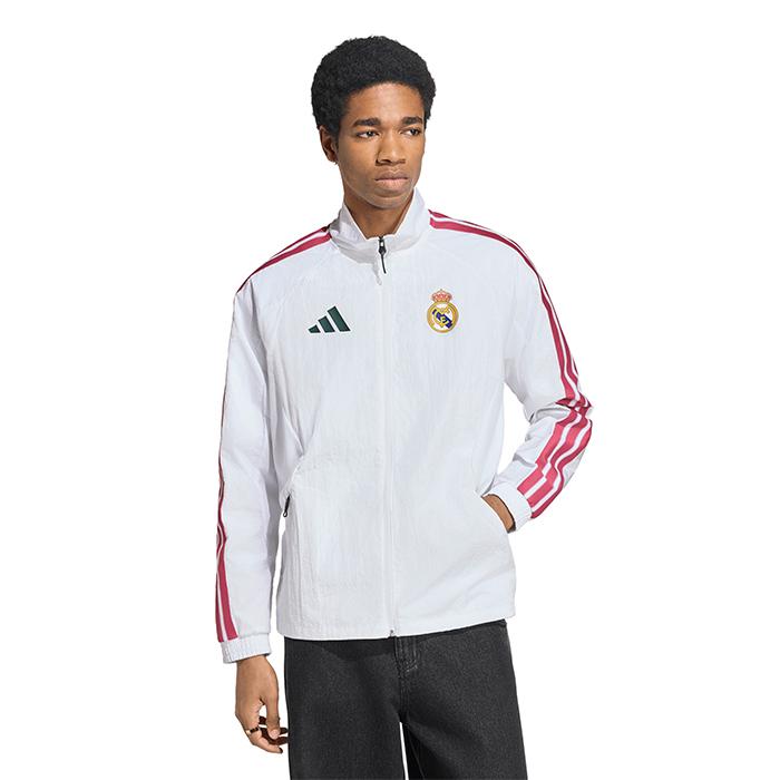 レアルマドリード 26-27 ホーム アンセムジャケット(ホワイト)【adidas/アディダス】(KV6723) | adidas