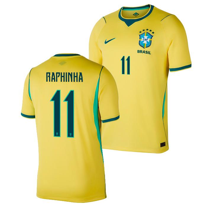 ●ブラジル代表 2026 ホーム 半袖 ユニフォーム No.11 ハフィーニャ【NIKE/ナイキ】(IF7054-724/11R) | NIKE