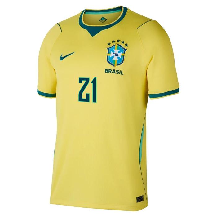 NIKE（ナイキ） ○ブラジル代表 2026 ホーム 半袖 ユニフォーム No.21