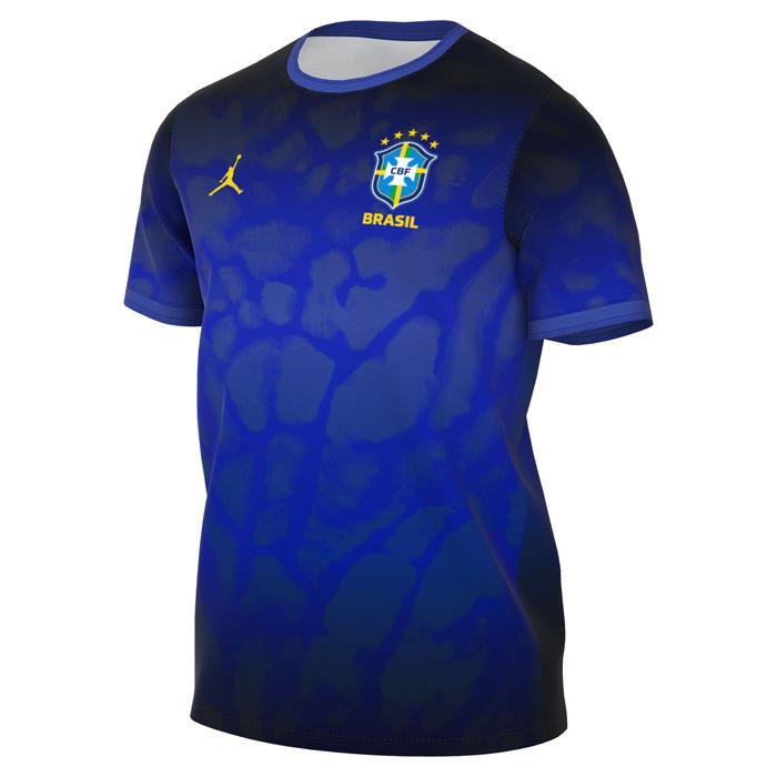 ●ブラジル代表 2026 ACDPR プレマッチトップ 半袖(ブルー)【JORDAN/ジョーダン】(IH1659-405) | Jordan