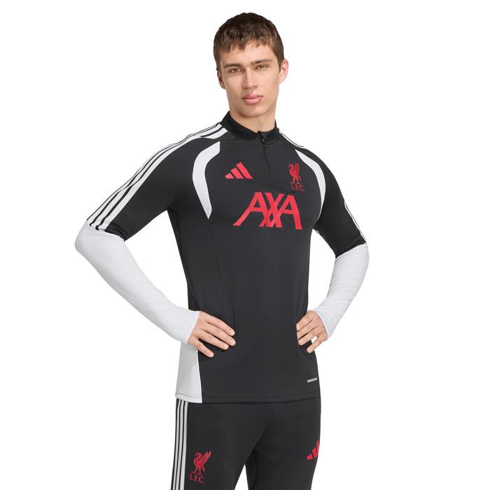 ●リバプール 26-27 TIRO26 1/4 ZIPトレーニング トップ長袖&パンツ 上下セット(ブラック)【adidas/アディダス】(KB5774&KB5741) | adidas | 01
