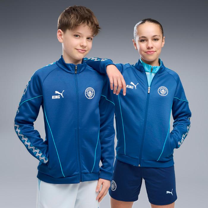 ●マンチェスターシティ 26-27 KING アンセム ジャケット ジュニア (ブルー)【PUMA/プーマ】(786298-31) | PUMA | 04
