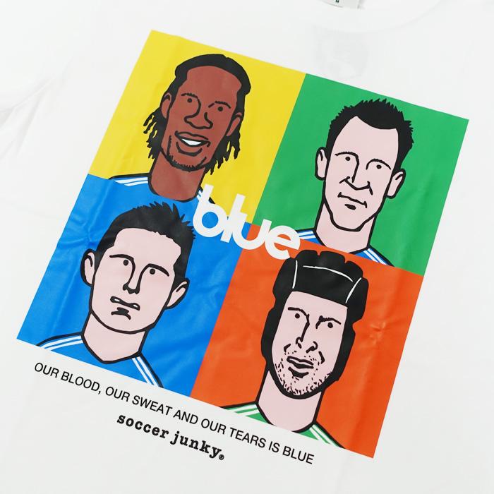 soccer junky(サッカージャンキー) blue Tシャツ(ホワイト)(SJ24C60-1) | SoccerJunky | 01