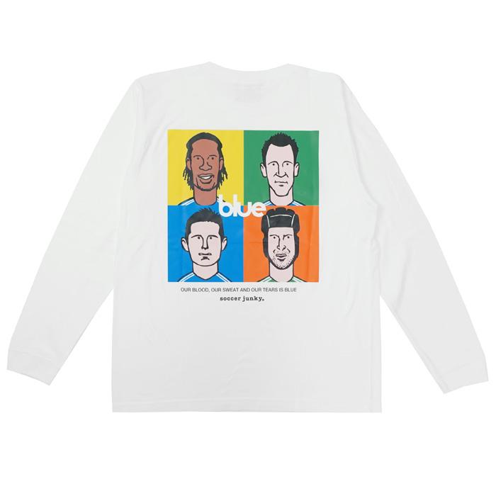 ●soccer junky(サッカージャンキー) blue ロングスリーブ Tシャツ(ホワイト)(SJ25B79-1) | SoccerJunky | 02