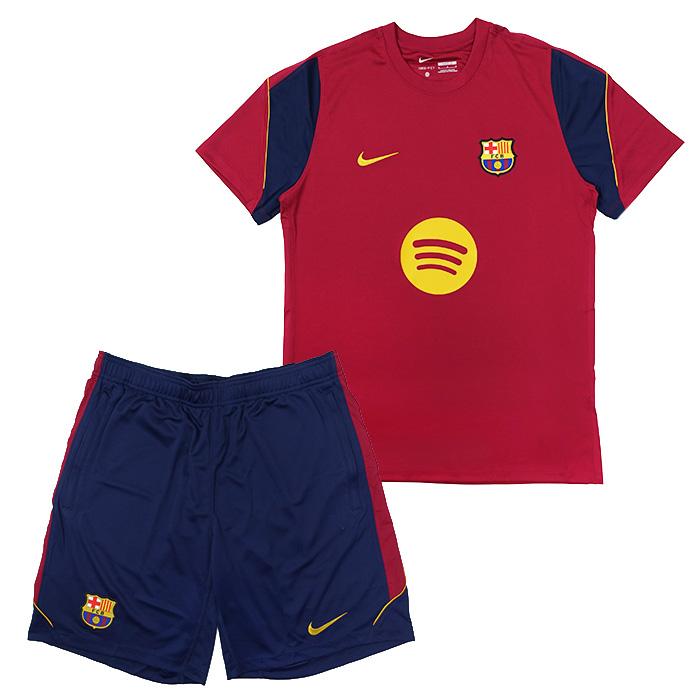 ●FCバルセロナ 26-27 Strike トップ 半袖＆Strike KZ ショーツ 上下セット(マルーン×ネイビー)【NIKE/ナイキ】(II2254-621&II2601-498) | NIKE
