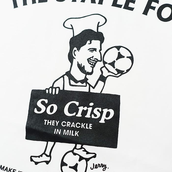 ●soccer junky(サッカージャンキー) THE STAPLE FOOD コットンDryCool Tシャツ(ホワイト)(SJ26G17-1) | SoccerJunky | 01