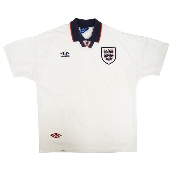 最新情報 ヴィンテージ イングランド代表 93 95 ホーム 半袖 ユニフォーム Umbro アンブロ 驚きの安さ Www Thedailyspud Com