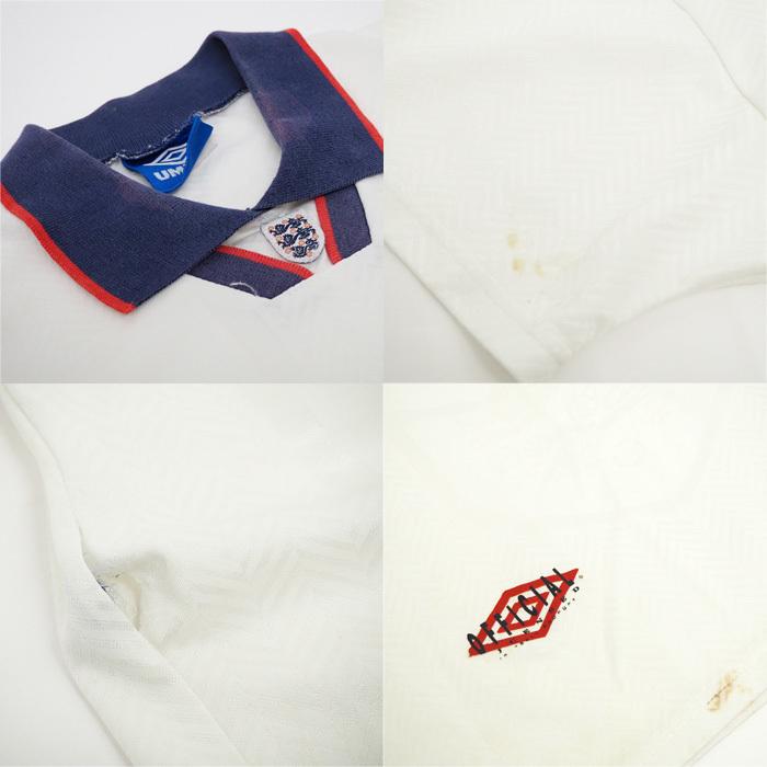 最新情報 ヴィンテージ イングランド代表 93 95 ホーム 半袖 ユニフォーム Umbro アンブロ 驚きの安さ Www Thedailyspud Com