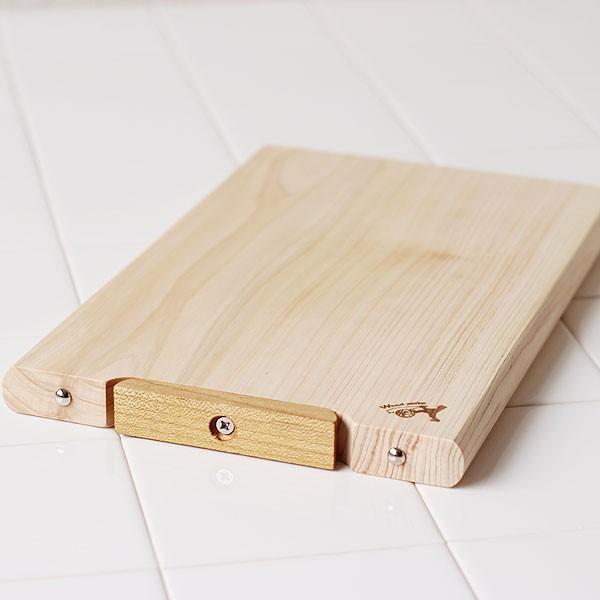 土佐龍四万十ひのきスタンド付一枚板極めまな板HC7001・28×18cm（檜 木製） |  | 04
