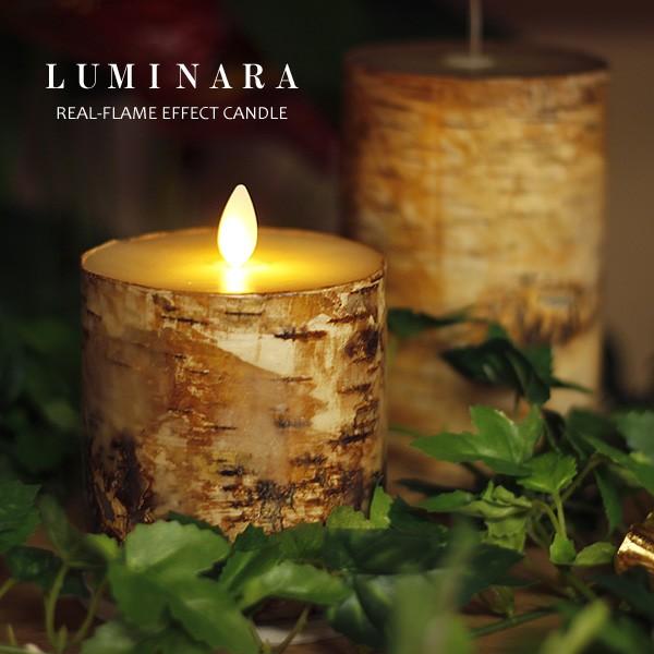 カメヤマキャンドル LUMINARA ルミナラ バーチピラー3.5×4（キャンドル