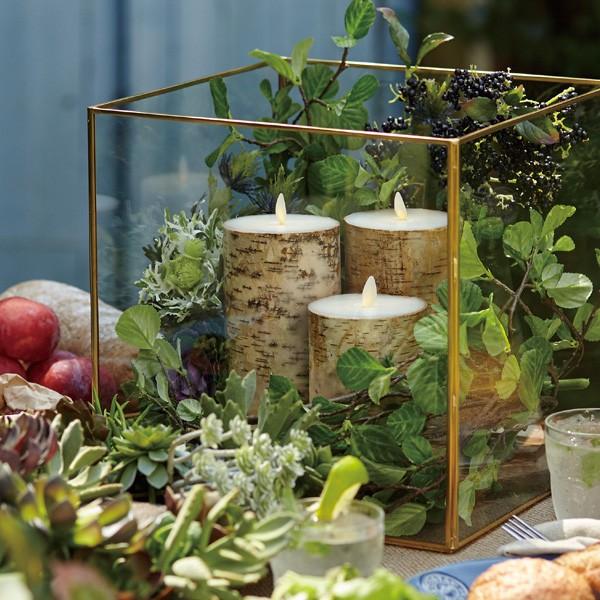 カメヤマキャンドル LUMINARA ルミナラ バーチピラー3.5×6（キャンドル