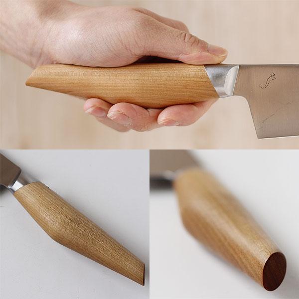 文化包丁 スミカマ kasane かさね／包丁置きプレゼント（カサネ 三徳包丁 両刃 贈り物 贈答品 ステンレス ヤマザクラ）の画像