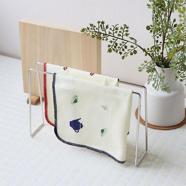 家事問屋 ふきん掛け（布巾掛け 台拭き掛け ふきんスタンド タオル掛け タオルハンガー 布巾収納 燕三条） | 家事問屋 | 04