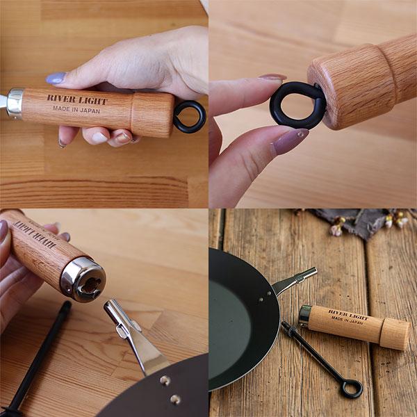 天一印 極 リバーライト クレープパン23cm（RIVER LIGHT IH対応 ガレット 玉子焼き パエリア） |  | 04