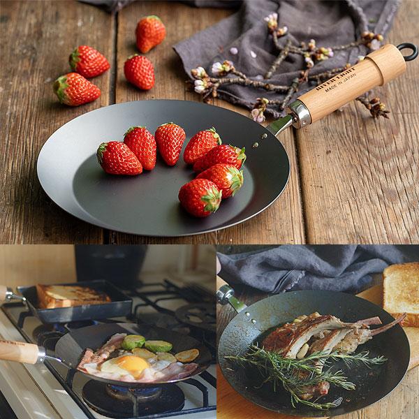 天一印 極 リバーライト クレープパン23cm（RIVER LIGHT IH対応