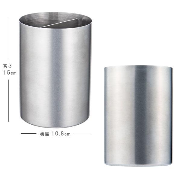 家事問屋 ツールスタンド15（キッチンツール立て ツール収納 菜箸立て お玉立て 調理器具立て ステンレス 日本製 燕三条） | 家事問屋 | 01