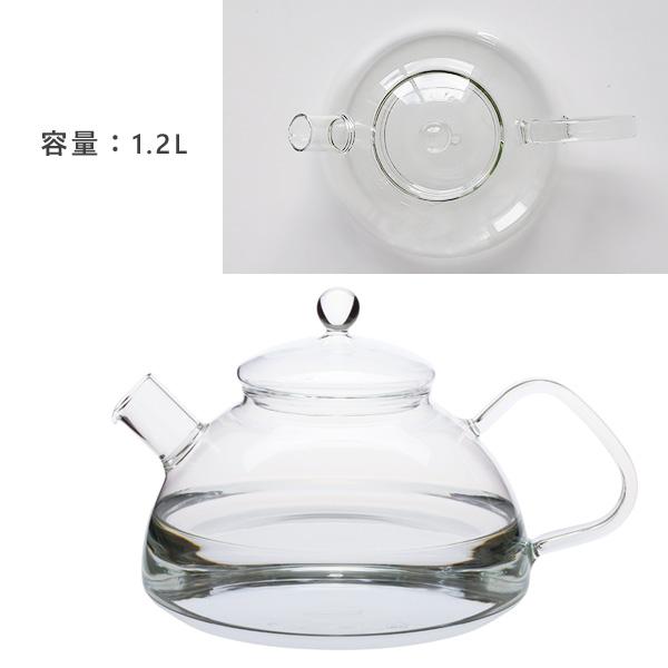 トレンドグラス ノヴァ 1.2（やかん trendglasJENA 直火 ガラス製 イエナグラス おしゃれ カフェ 電子レンジ Nova）の画像