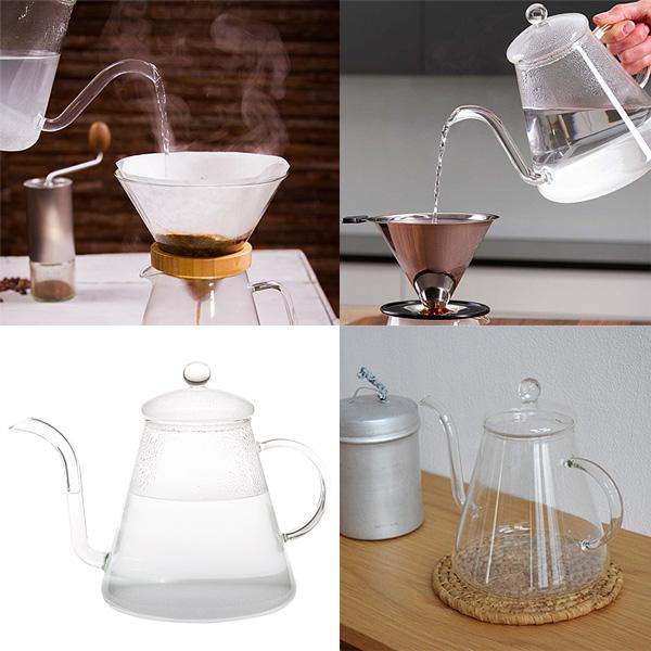 トレンドグラス ポアーオーバーカンネ（やかん trendglasJENA 直火