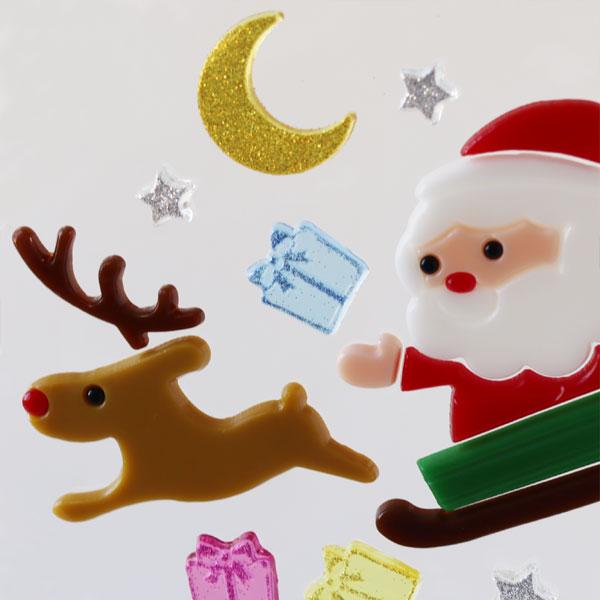 グミデコ バッグS トナカイサンタ（クリスマスツリー サンタクロース ジェルジェム） | カメヤマキャンドル | 01