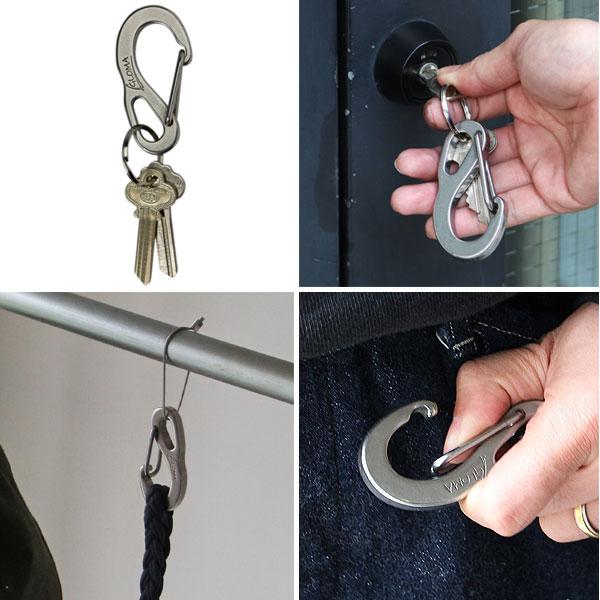 GLOMA グローマ カラビナ 1502（キーリング キーホルダー キーチェーン