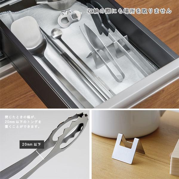 家事問屋 トング置き（トングホルダー 燕三条 菜箸置き 調理器具 キッチンツール 便利グッズ ステンレス） | 家事問屋 | 04