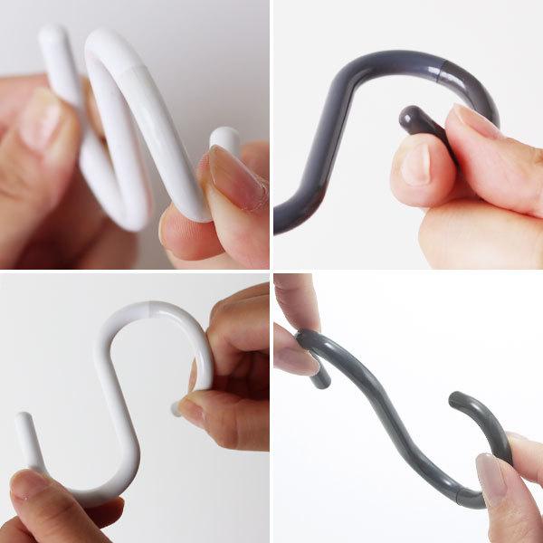 tidy S Hook Large エス フック ラージ（フレキシブル S字フック 収納  スタイリッシュ） | tidy | 05