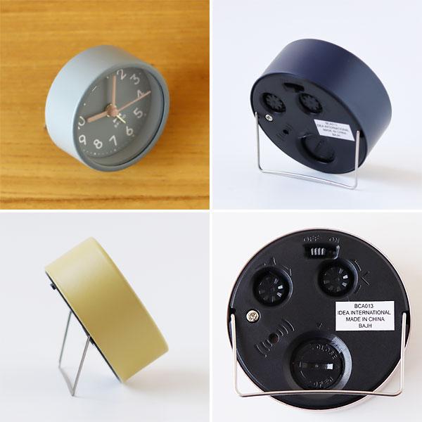 BRUNO（ブルーノ） ラウンドリトルクロック（目覚まし時計 小さい