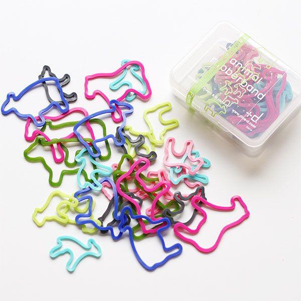 アッシュコンセプト／アニマルラバーバンド ギフトボックス（輪ゴム シリコン） | +d | 09