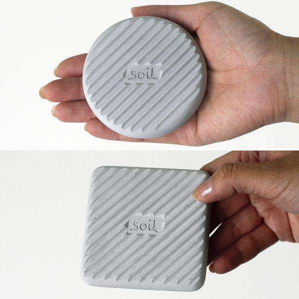 soil FRESHEN フレッシェン for trash can（ソイル 珪藻土 炭 リサイクルアッシュ 調湿脱臭剤 面ファスナー） | soil(珪藻土) | 05