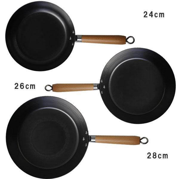 HANAKO+a フライパン 木製ハンドル（オール熱源 IH対応 ハナコ 山田