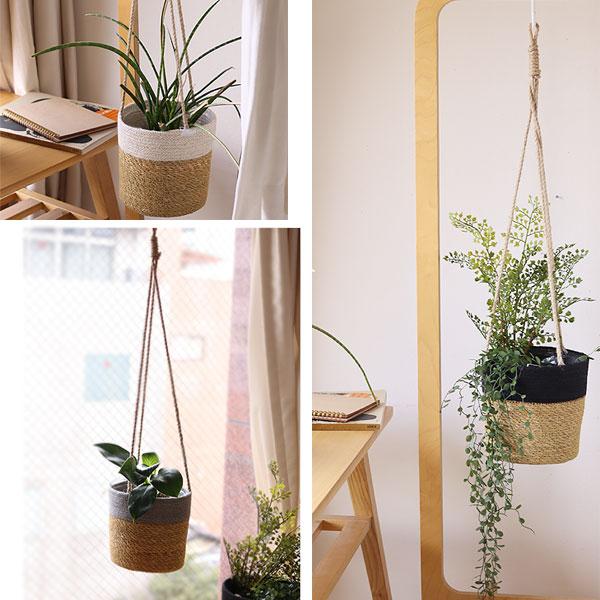 ポタリー ハンギングプランターバスケット（鉢カバー プランターカバー