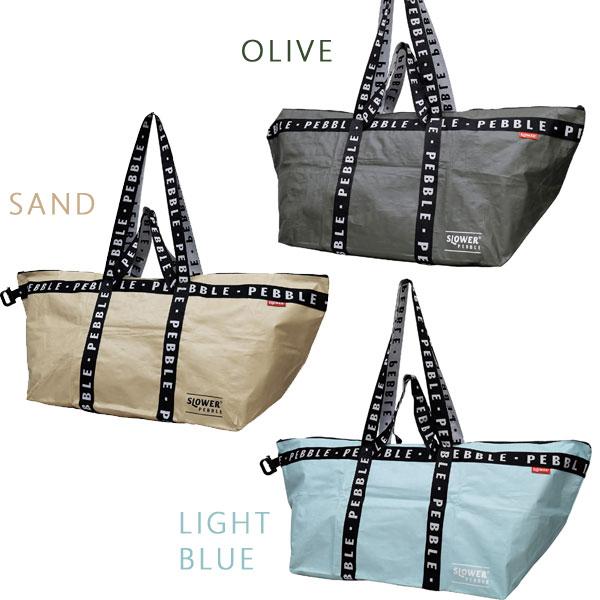 SLOWER PEBBLE MEGA TOTE ペブル メガトート（ビニールバッグ 折りたたみバッグ 旅行バッグ レジャー スーツケース 衣類収納 ランドリーバッグ） | SLOWER | 04