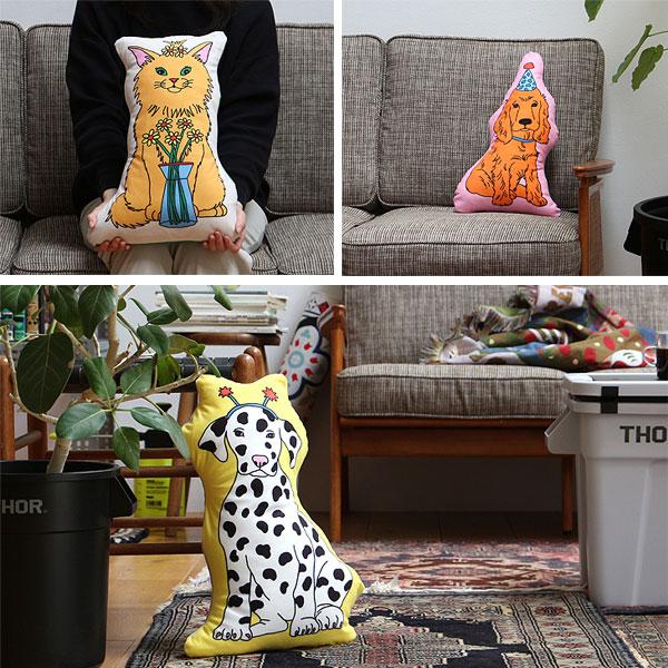 エンジョイ C＆D クラブ クッション L（ミドリコマツ いぬ ねこ