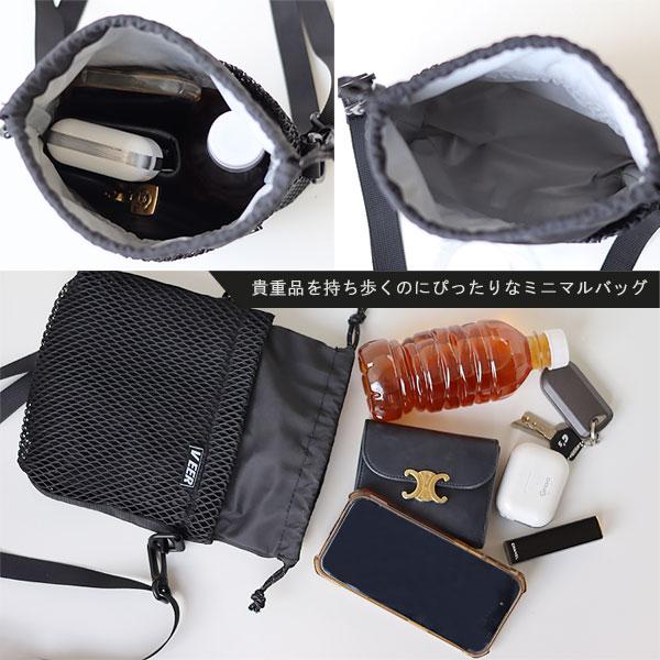VEER フルリフレクターメッシュショルダーバッグ（ミニバッグ 巾着