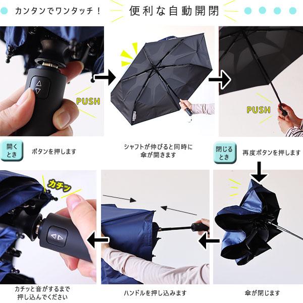 urawaza（ウラワザ） 折りたたみ傘 UV＆HEAT proctection 55cm 自動