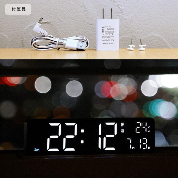 SLOWER LED Wi-Fi CLOCK Bueno（WiFiクロック 掛け時計 置時計