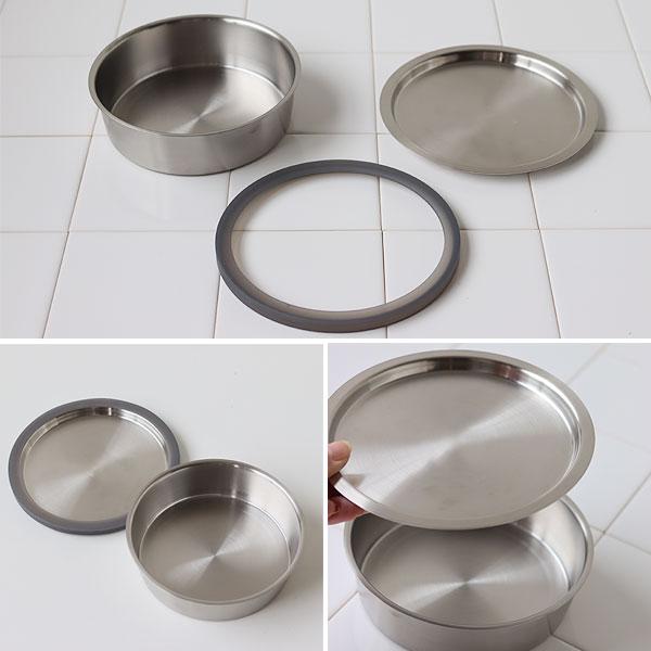 家事問屋 丸型保存容器（弁当箱 ランチボックス ステンレス キャニスター 食品保存 燕三条 スイーツ型 アウトドア キャンプ） | 家事問屋 | 04