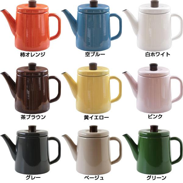 野田琺瑯 野田琺瑯ポトル(ケトル ポット) : エフシー 野田琺瑯 野田琺瑯ポトル(ケトル ポット) : エフシー