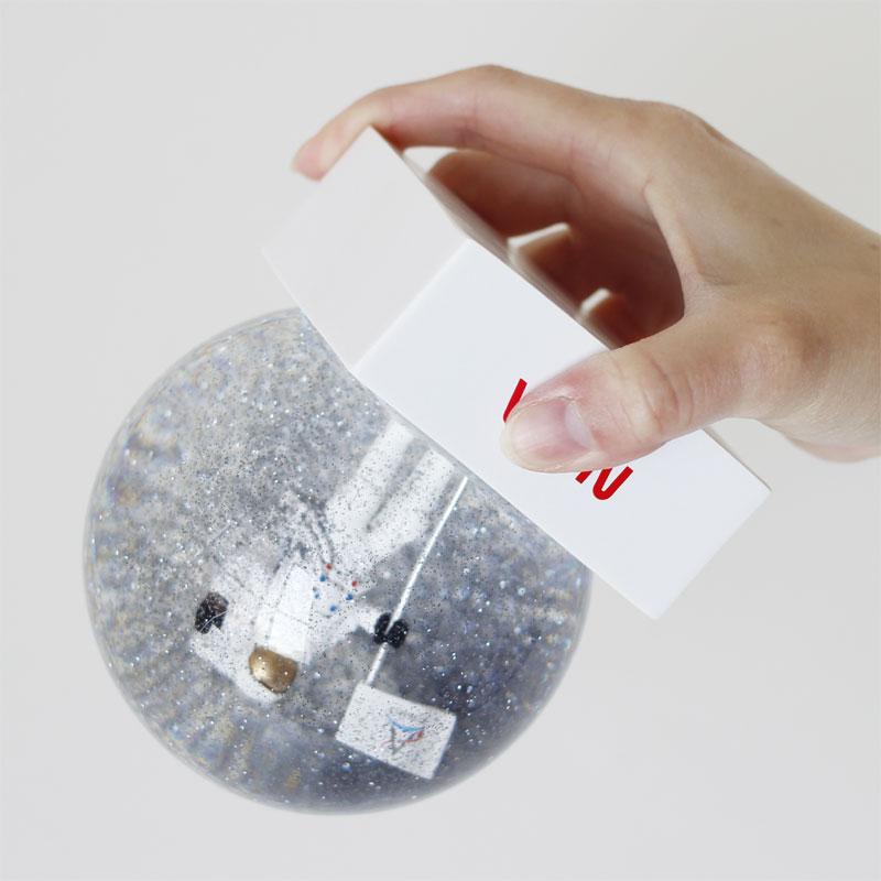NASA SNOW GLOBE ナサ スノー グローブ（スノードーム 宇宙 オブジェ